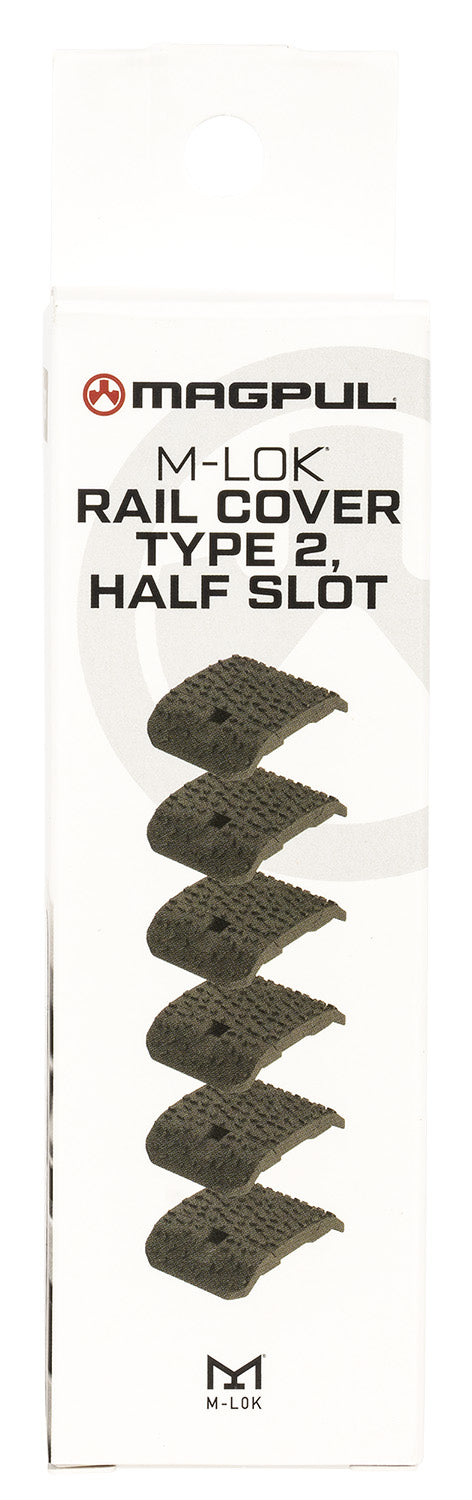 MAGPUL MAG1365-ODG MLOK RAIL COVER TYPE2 HALF SLOT