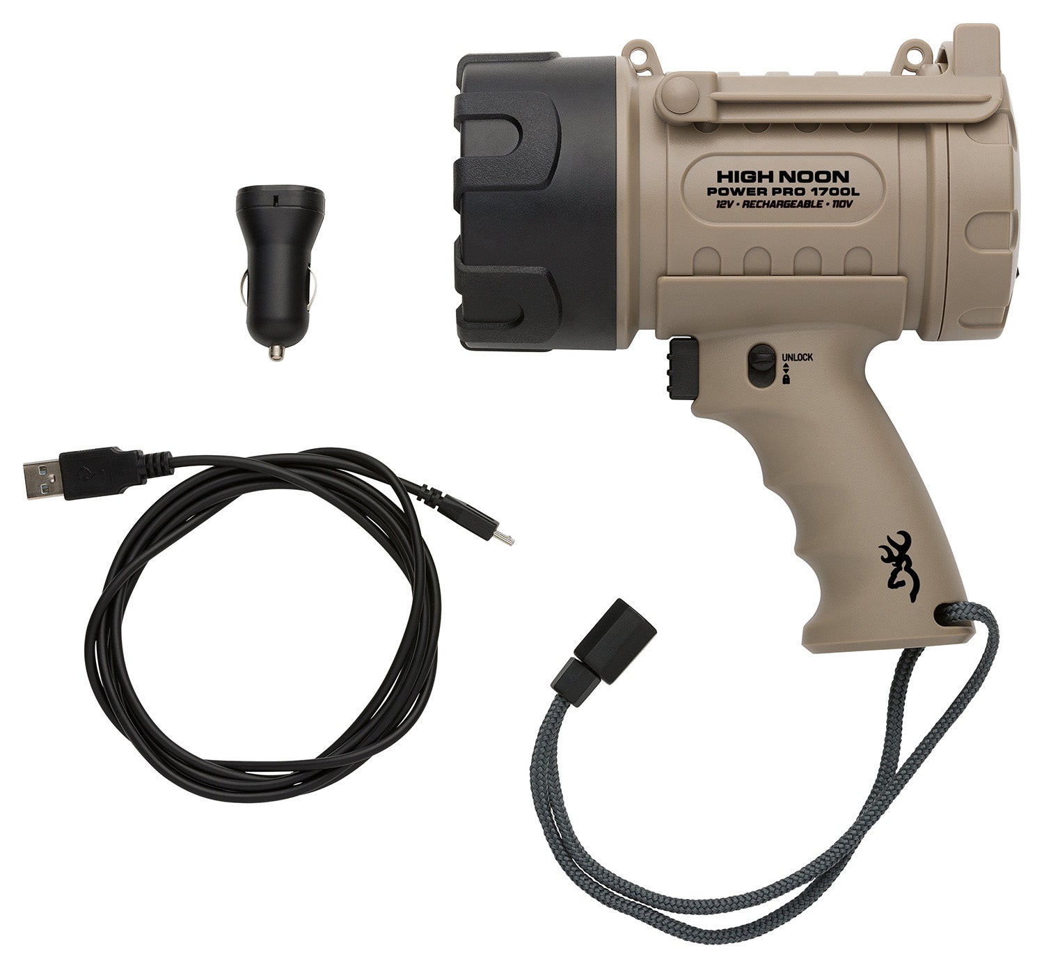 BRN 3717805    HIGH NOON PWR PRO 12V SPTLHT    TAN