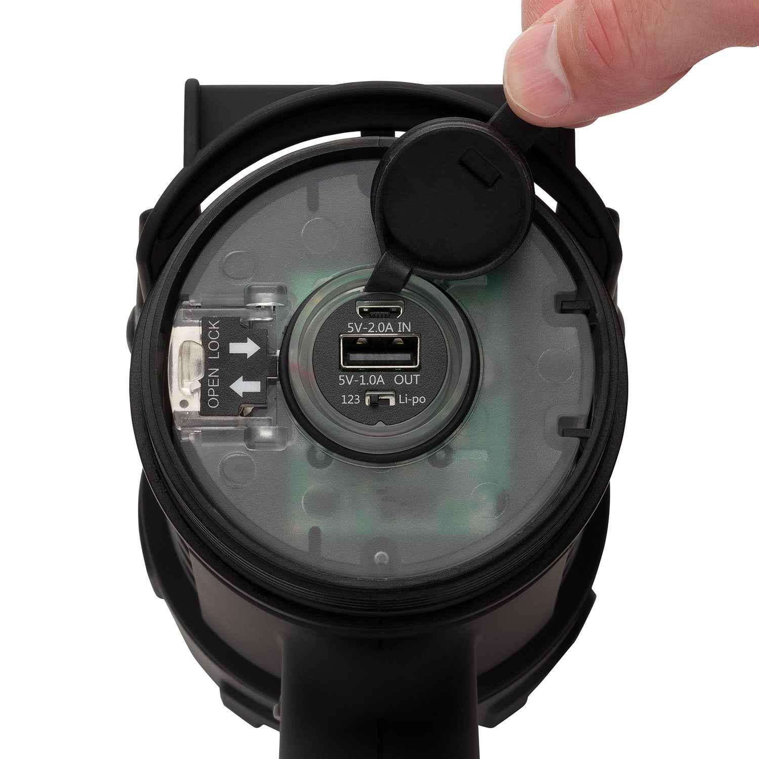 BRN 3717775    HIGH NOON PRO USB SPOTLIGHT     BLK
