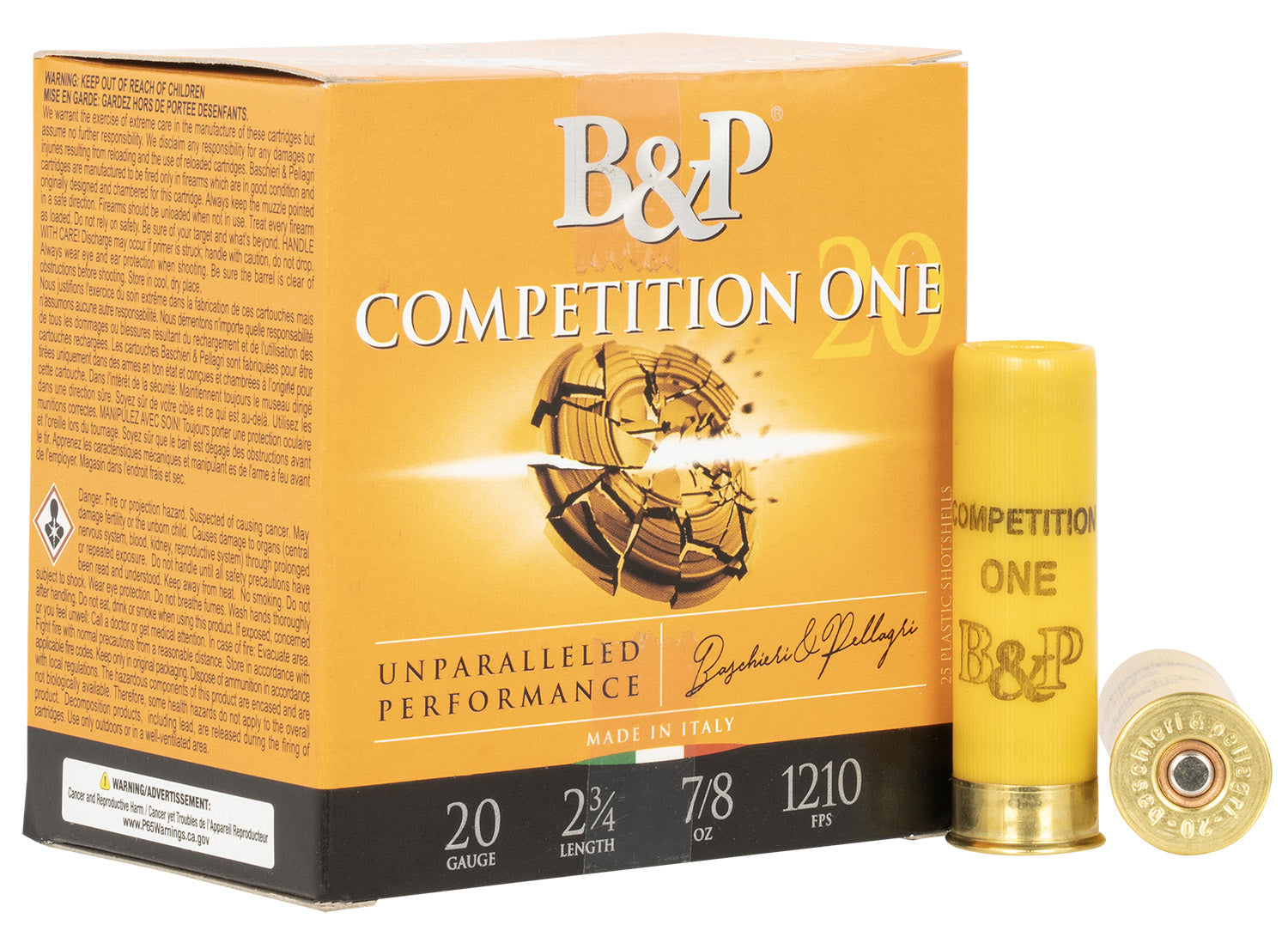 B&amp;P 20B78CP8  COMP ONE 20 2-3/4"  7/8OZ 8    25/10