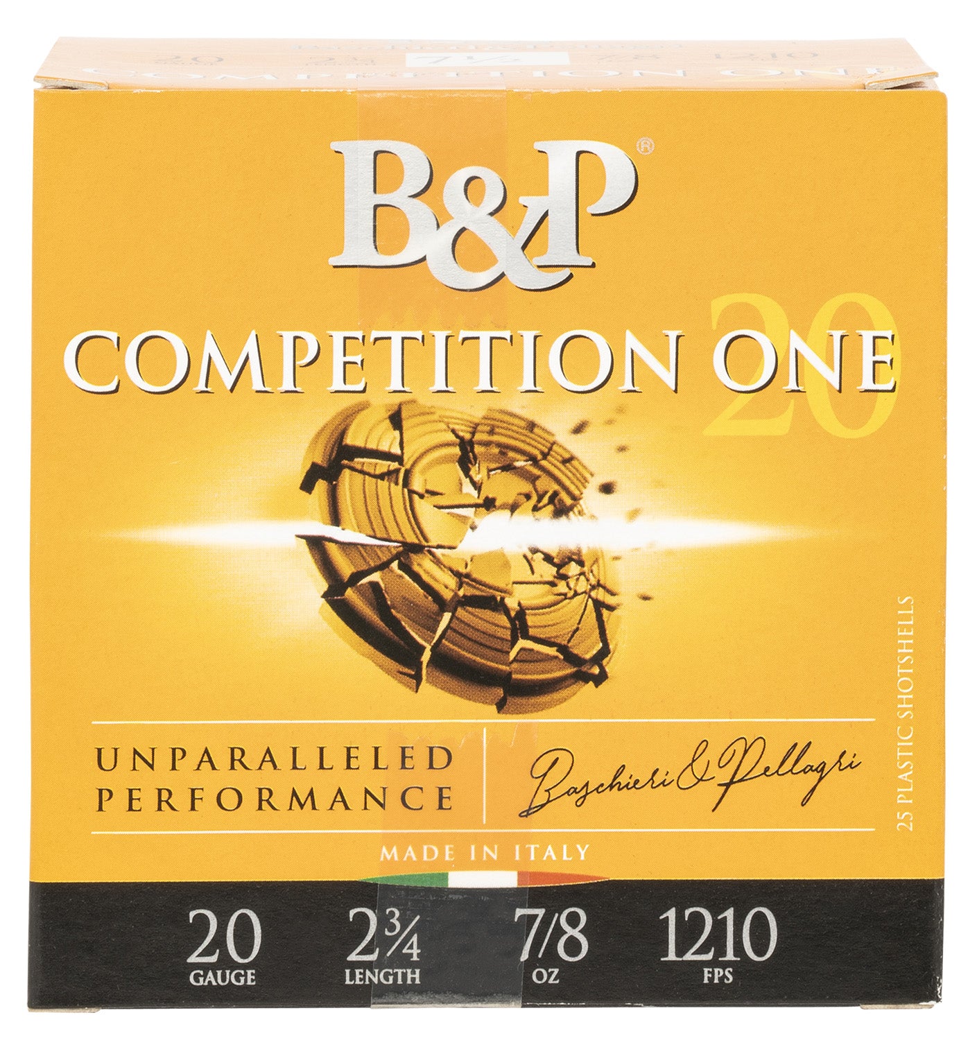 B&amp;P 20B78CP7  COMP ONE 20 2-3/4"  7/8OZ 7.5  25/10