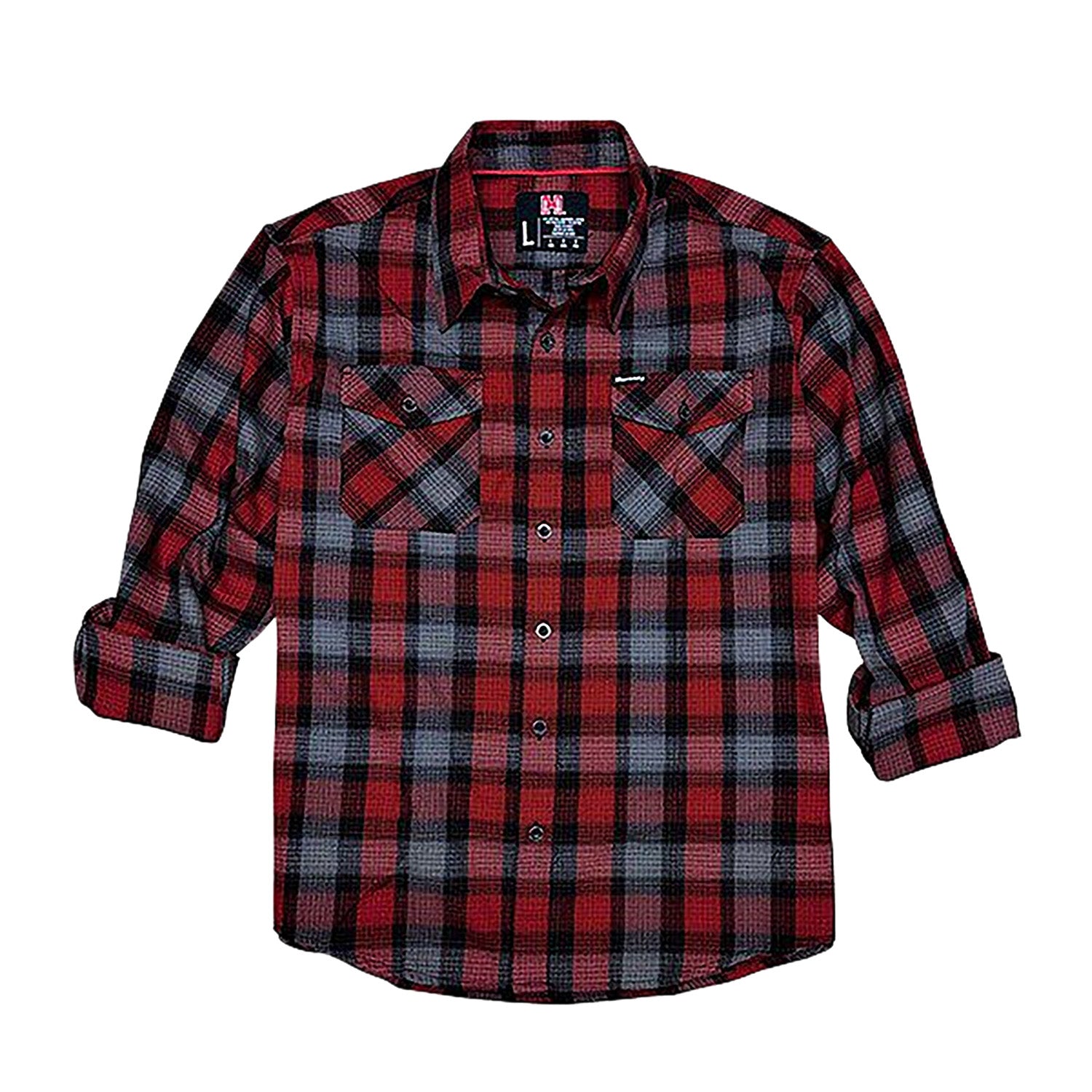 HDESIGN 32194  HORNADY L/S FLANNEL        XL RED