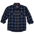 HDESIGN 32205  HORNADY L/S FLANNEL        2X NAVY