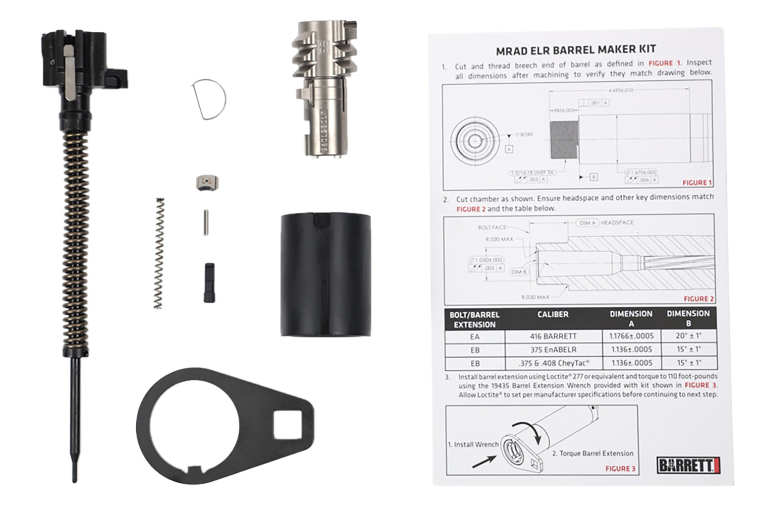 BARR 19436  MRADELR   BARREL MAKER KIT 375ENA