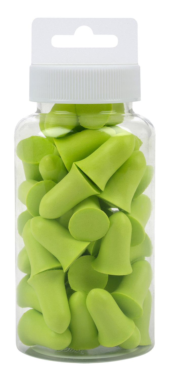 ALLEN 4131   ULTRX TAPERED FOAM PLUGS 25P JAR LIME