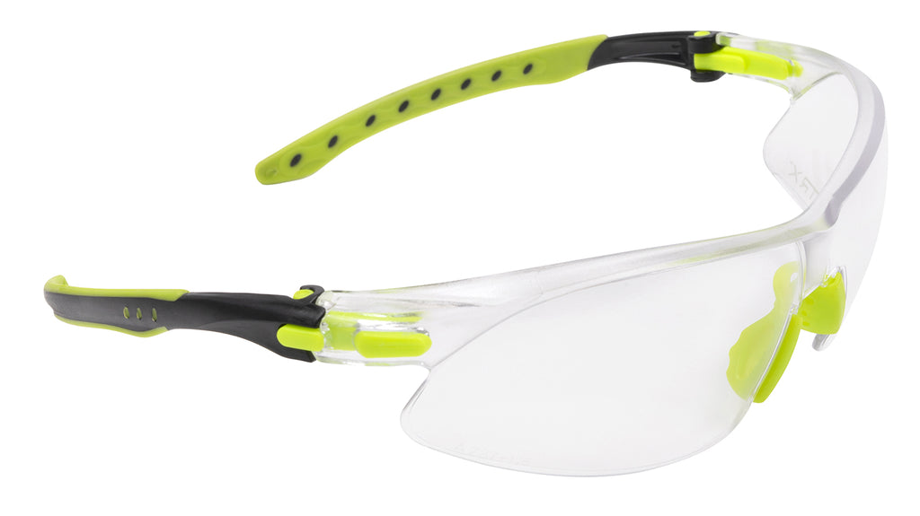 ALLEN 4140   KEEN SAFETY GLASSES  YTH LIME