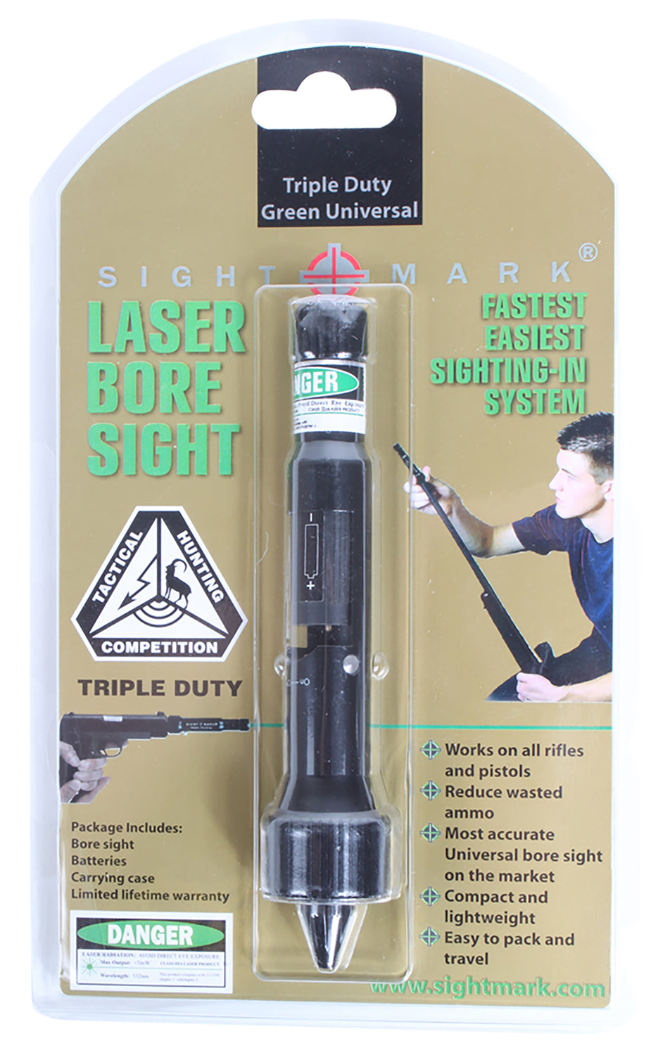 SIGHT SM39026     TRIPLE DTY UNIV GRN LSR BOREST