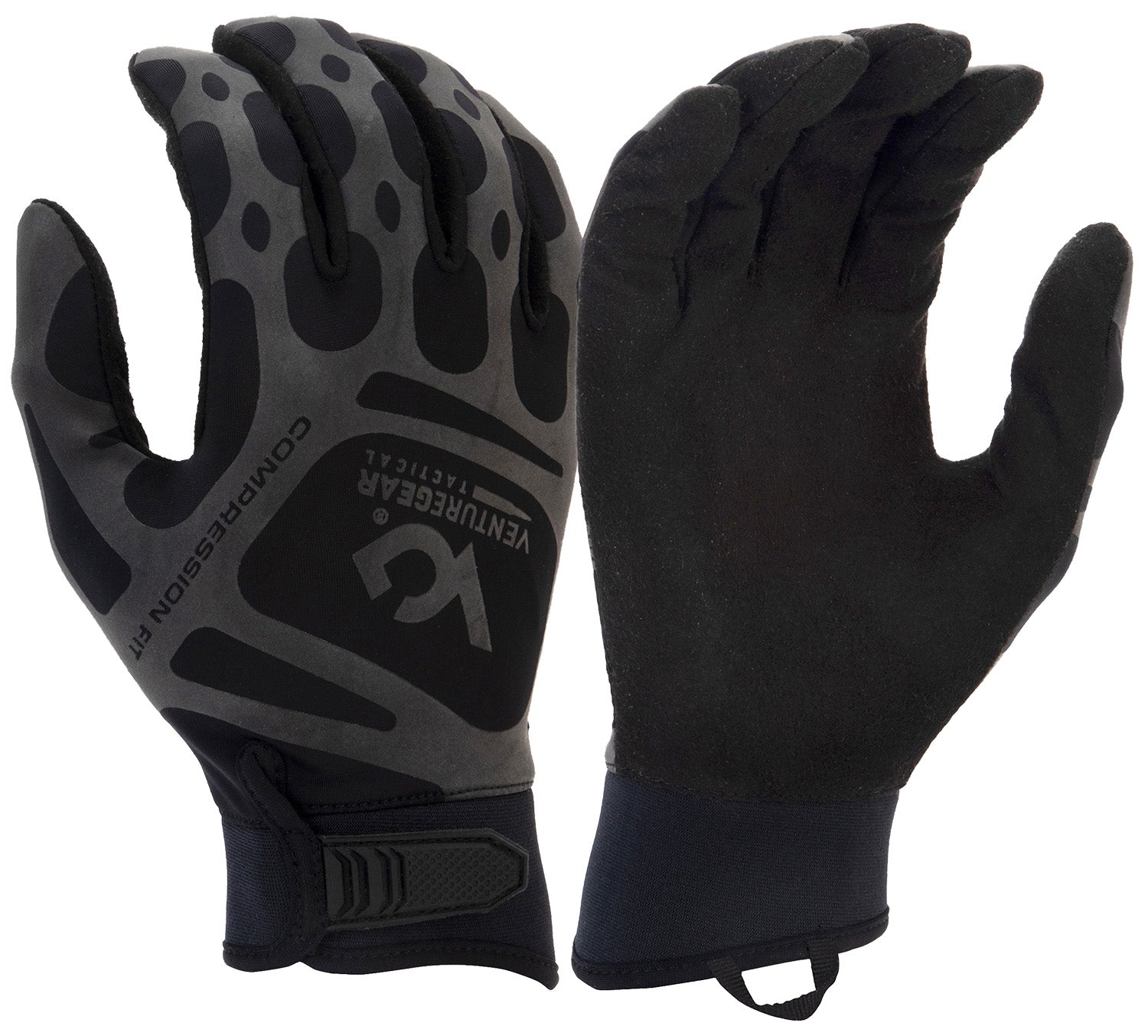 PYRA VGTG10BL    HOOK &amp; LOOP COMPRESSION BLK LRG