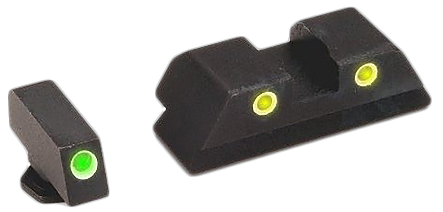 AMER GL121   CLASSIC TRITM GLOCK GEN 1-4 GRN/YLW