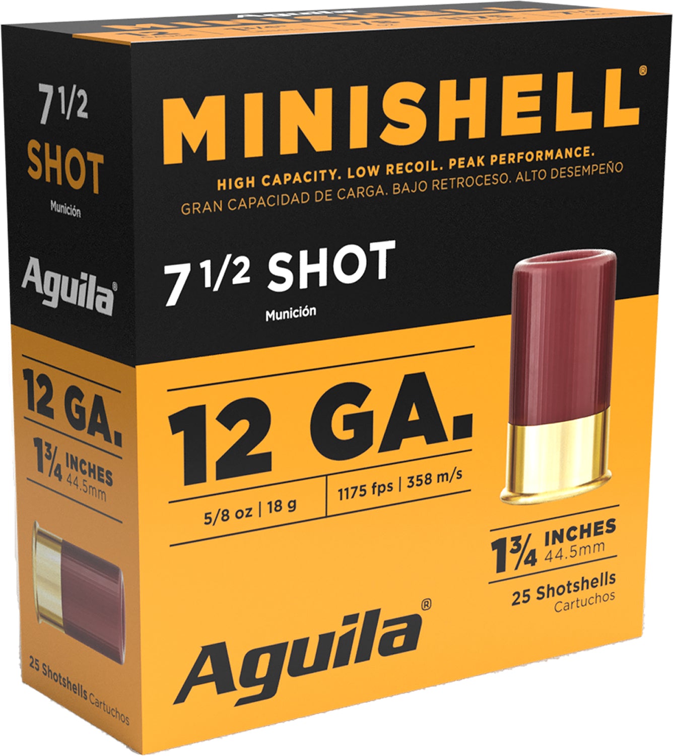 AGUILA 1CHB1387      12G MINI 1.75 7.5 5/8   25/10