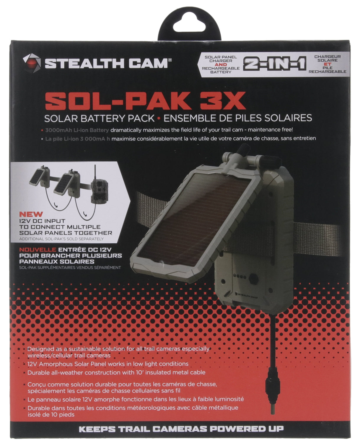 STEAL STC-SOLP3X10   3000MAH EXTERNAL SOLAR BATT