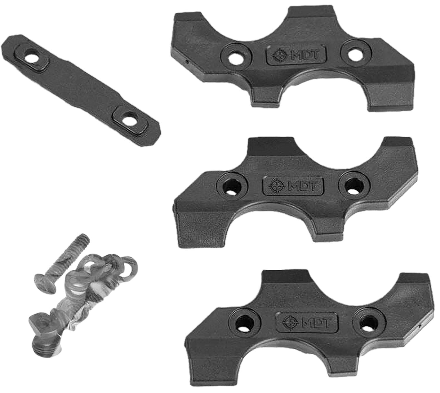 MDT 105248BLK MLOK SPARE R HOLDER BLK