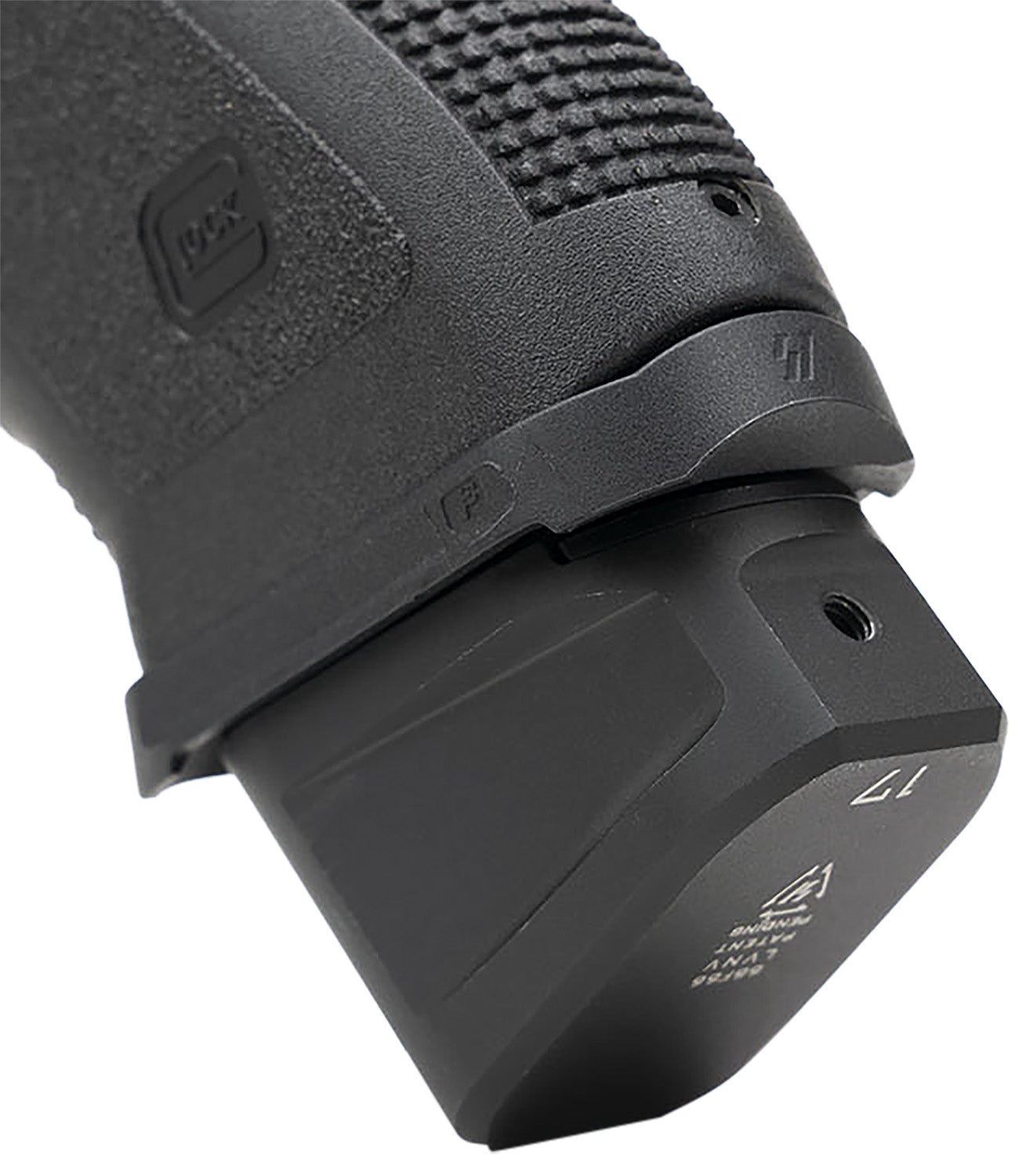 SI EMP-AL-G17-BK    ALUM EXT MAG PLATE G17 G22 BLK