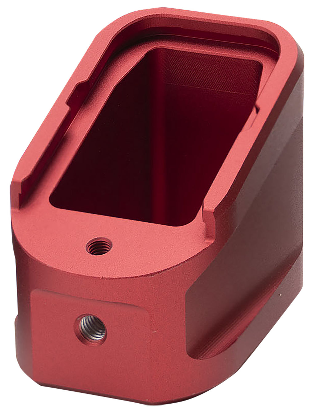SI EMP-AL-G17-RED   ALUM EXT MAG PLATE G17 G22 RED