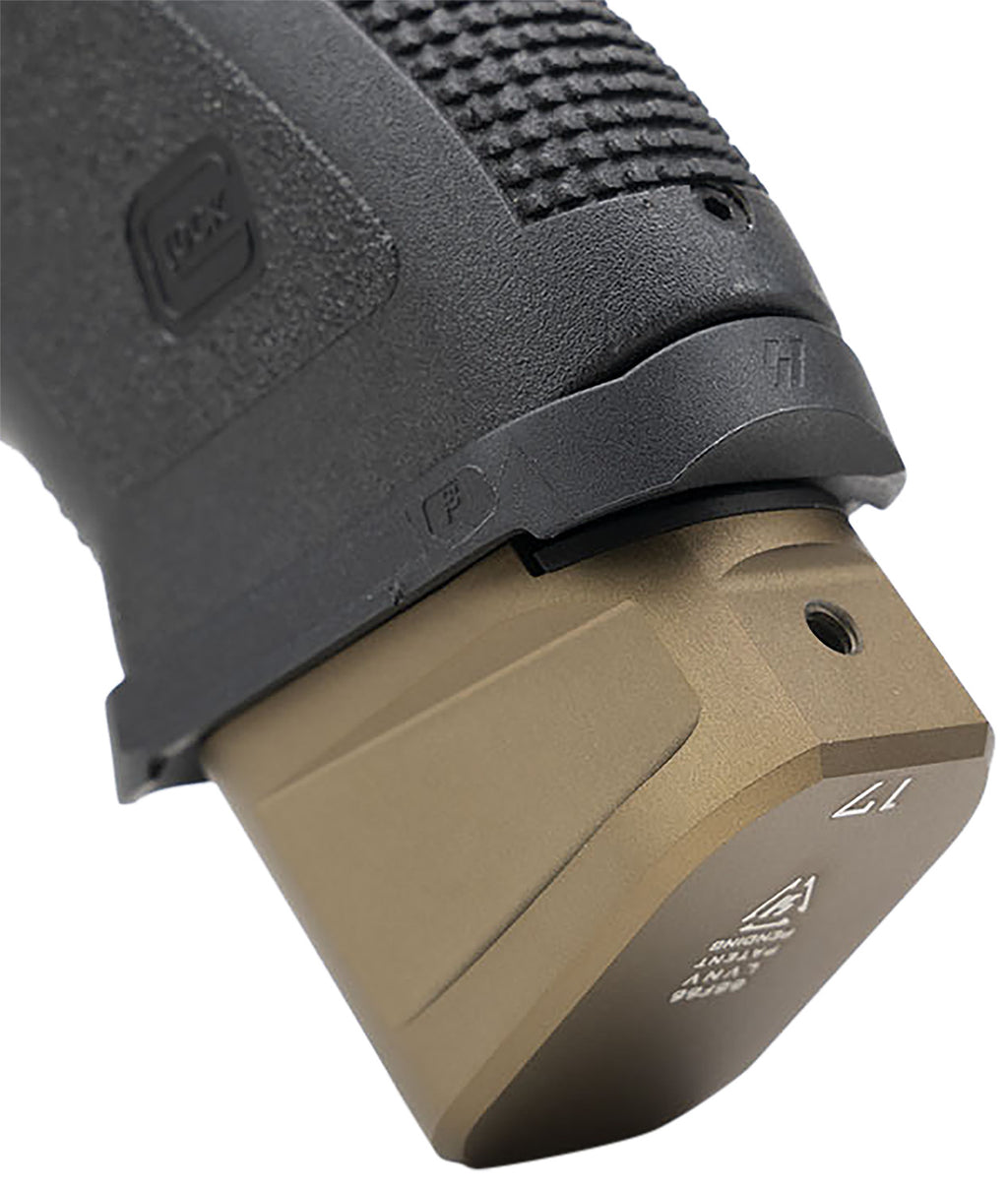 SI EMP-AL-G17-FDE   ALUM EXT MAG PLATE G17 G22 FDE