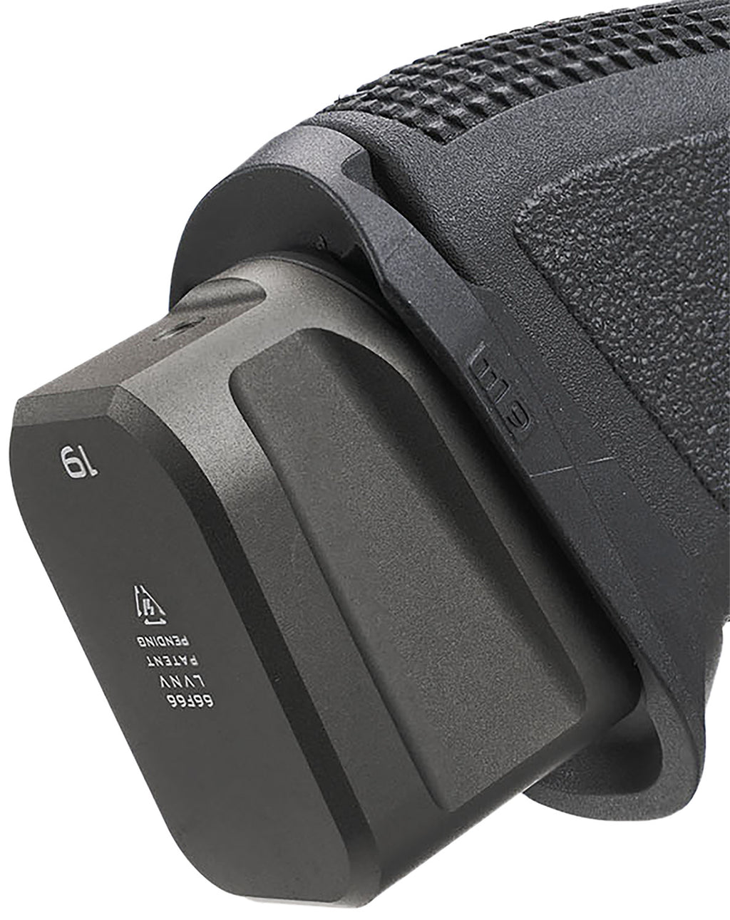SI EMP-AL-G19-BK    ALUM EXT MAG PLATE G19     BLK
