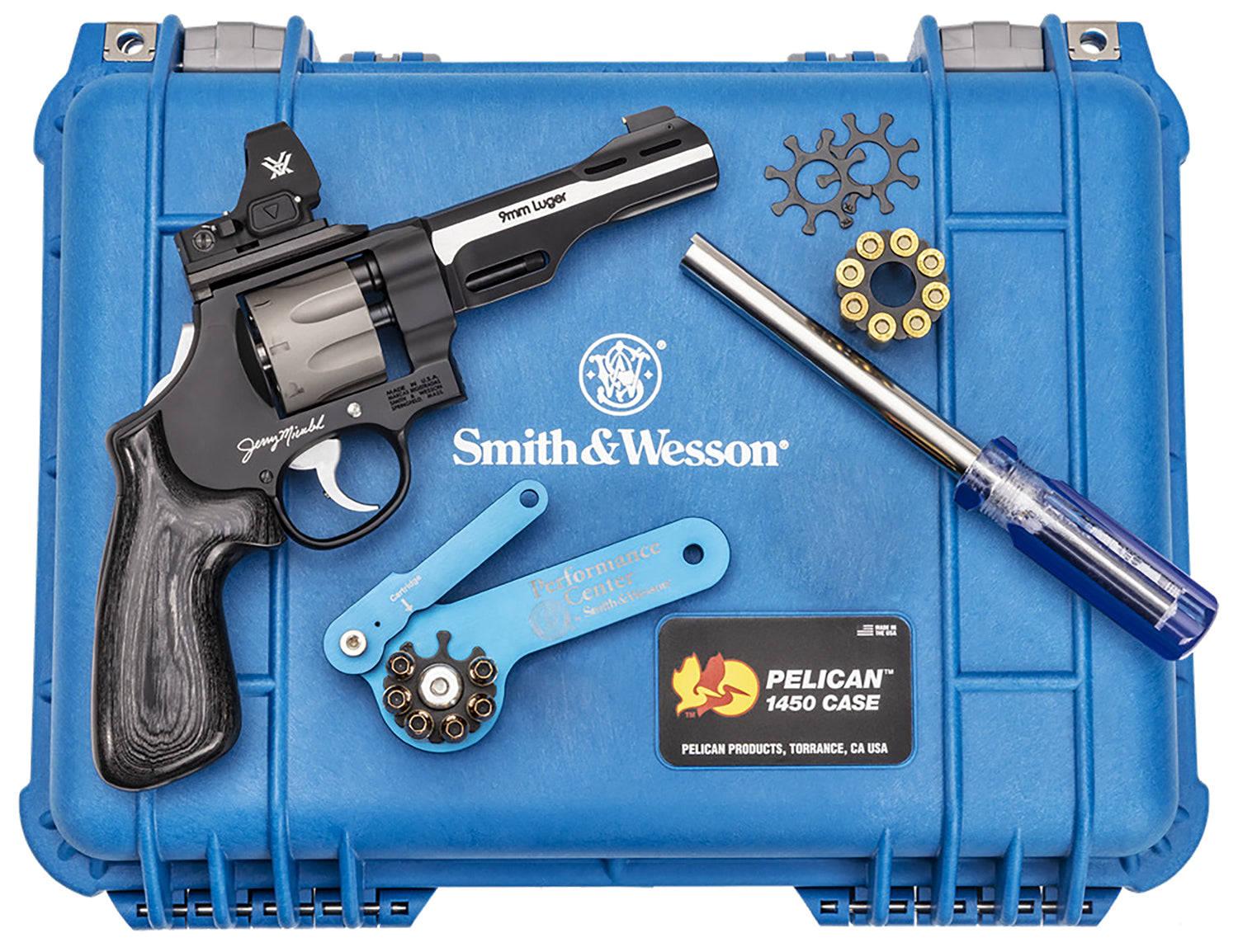 S&amp;W M327     14045  9MM  5 8R W/VORTEX RED DOT BLK