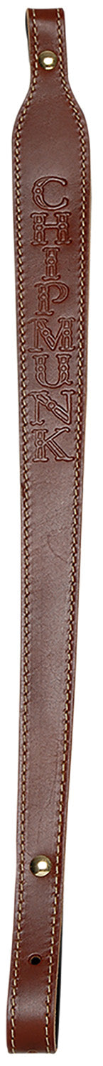 CHIPMUNK 80021   CHIPMUNK LOGO LEATHER SLING   BRN