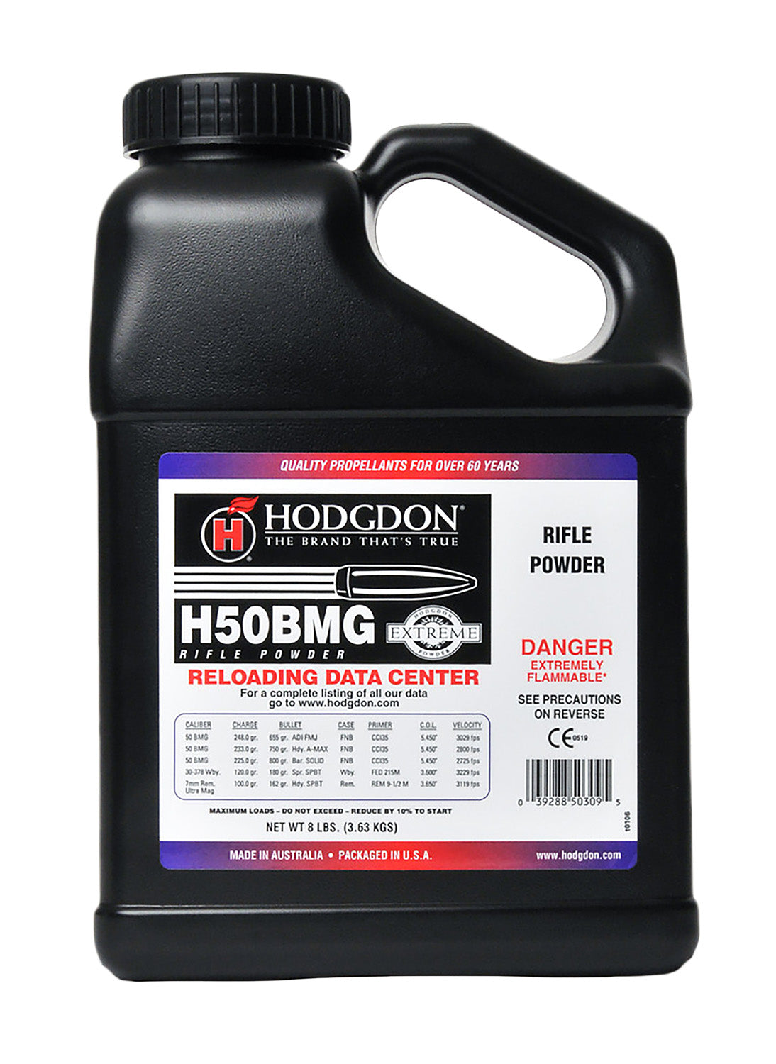 HODG 50MG8  H50BMG           RFL POWDER    8LB