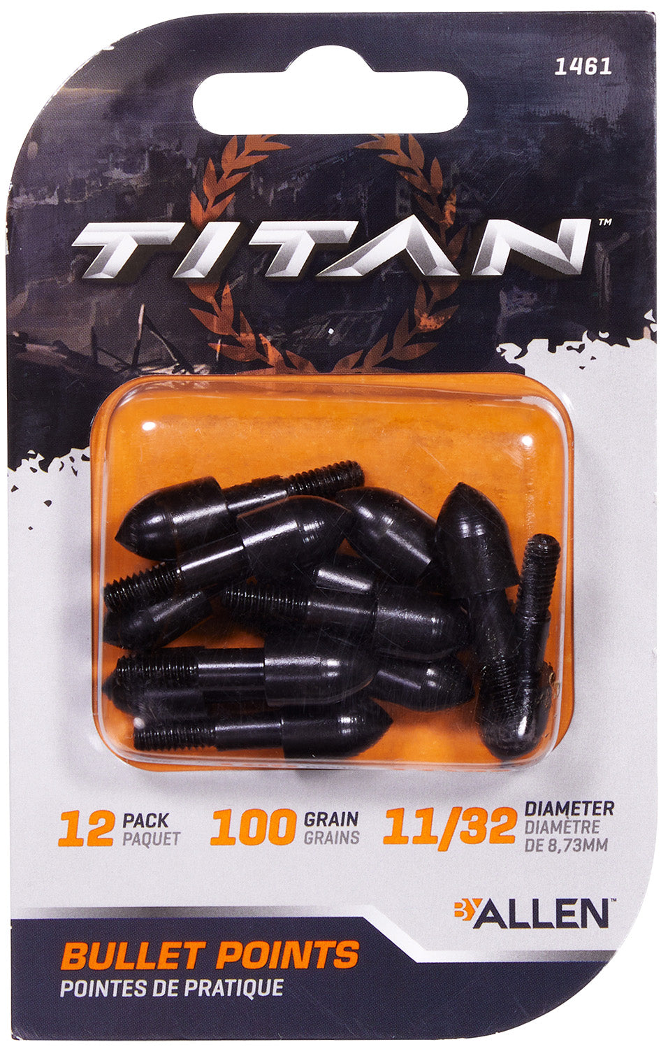 ALLEN 1461   BULLET POINT 11/32IN 100GR 12PK