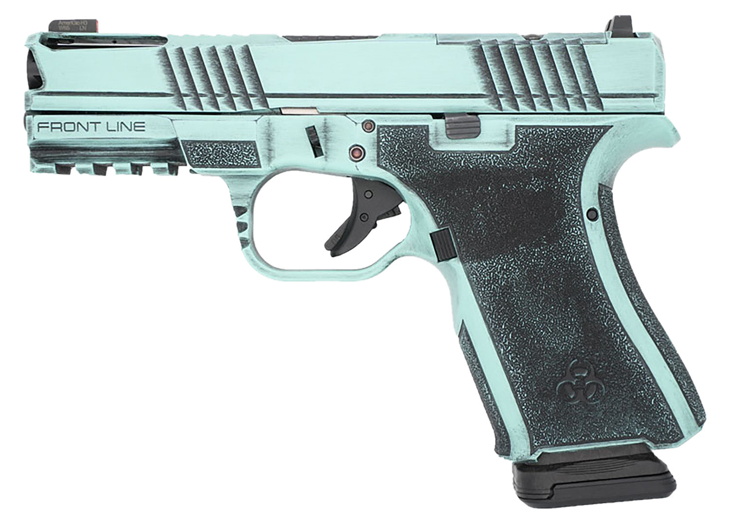 BRO FLP-9MM-TBB       FRONTLINE+ 9 4" BLU/BW  15+1