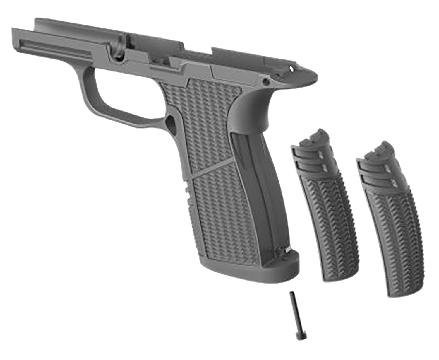 TYRANT TDP365GRMSNUBGREY    SIG P365 GRIP MOD SNUB
