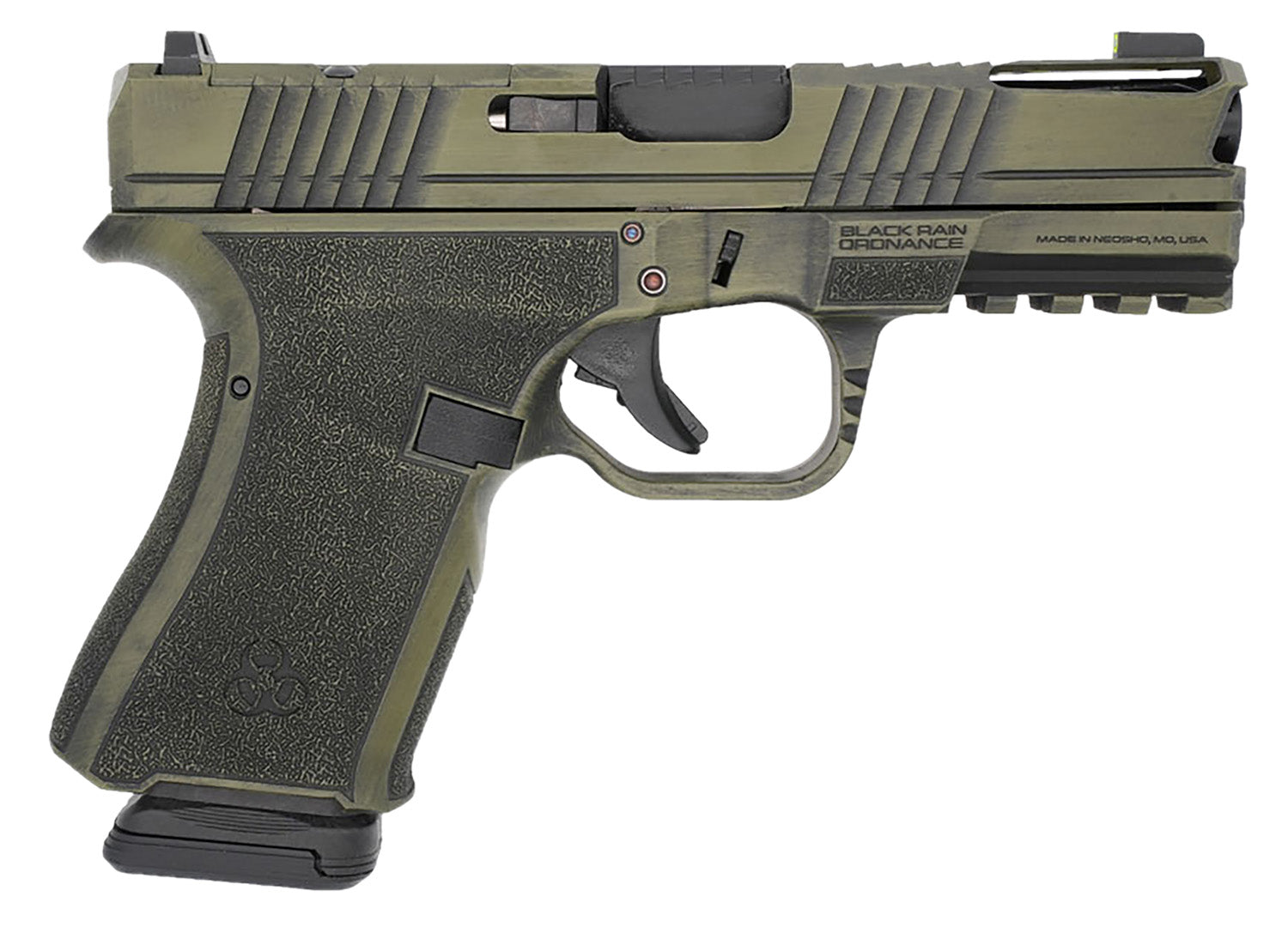 BRO FLP-9MM-BGB       FRONTLINE+ 9 4" BAZ/BW  15+1