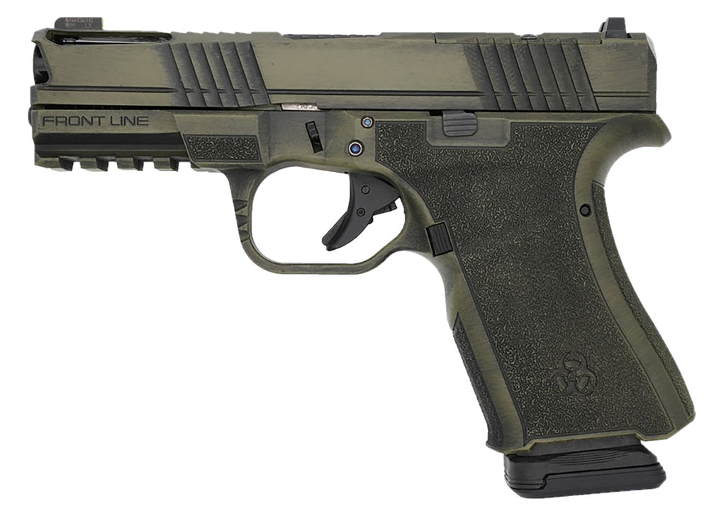 BRO FLP-9MM-BGB       FRONTLINE+ 9 4" BAZ/BW  15+1