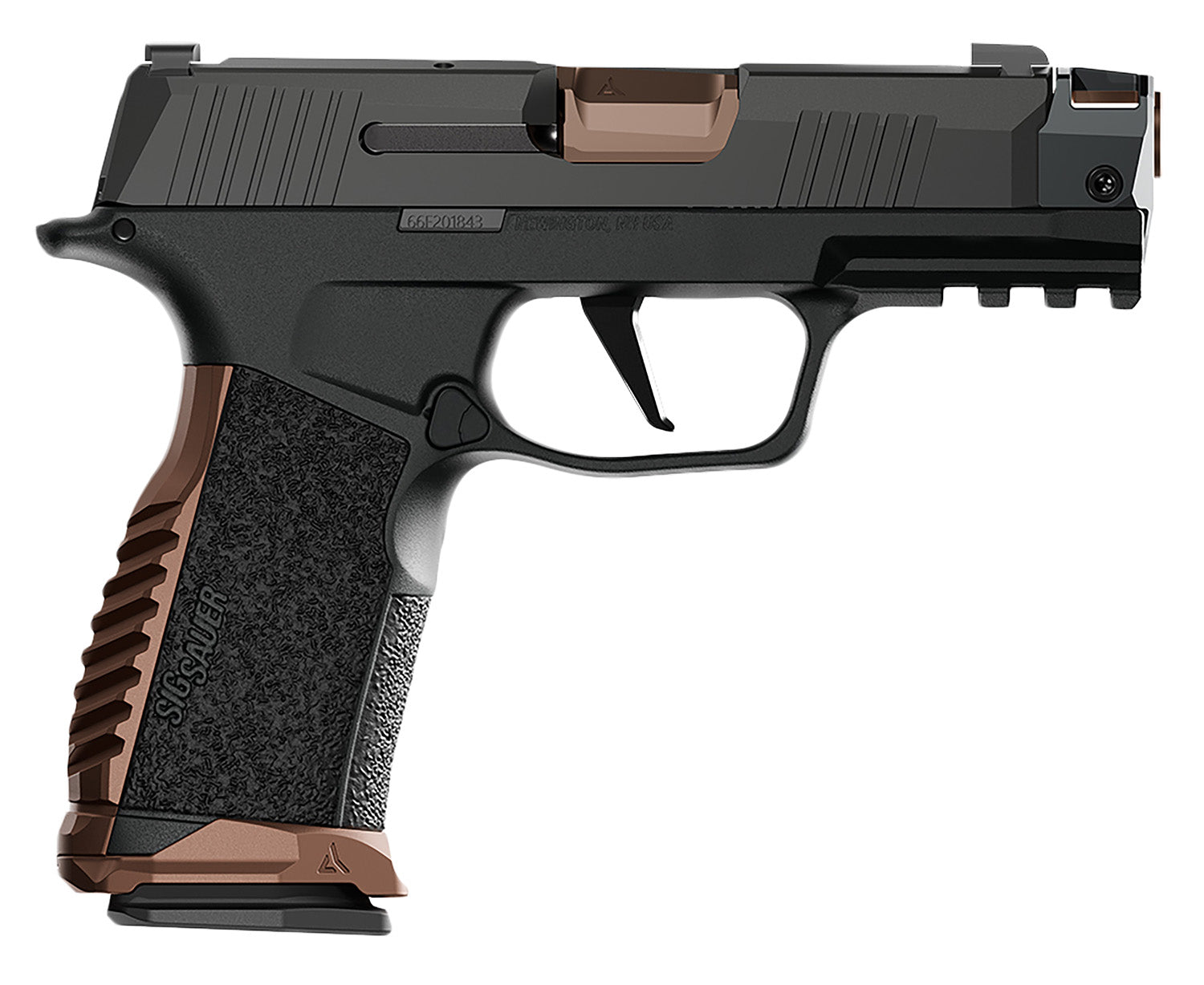 RADN R0837 BACKSTRAP+MAGWELL SIG P365 XMACRO BRNZ