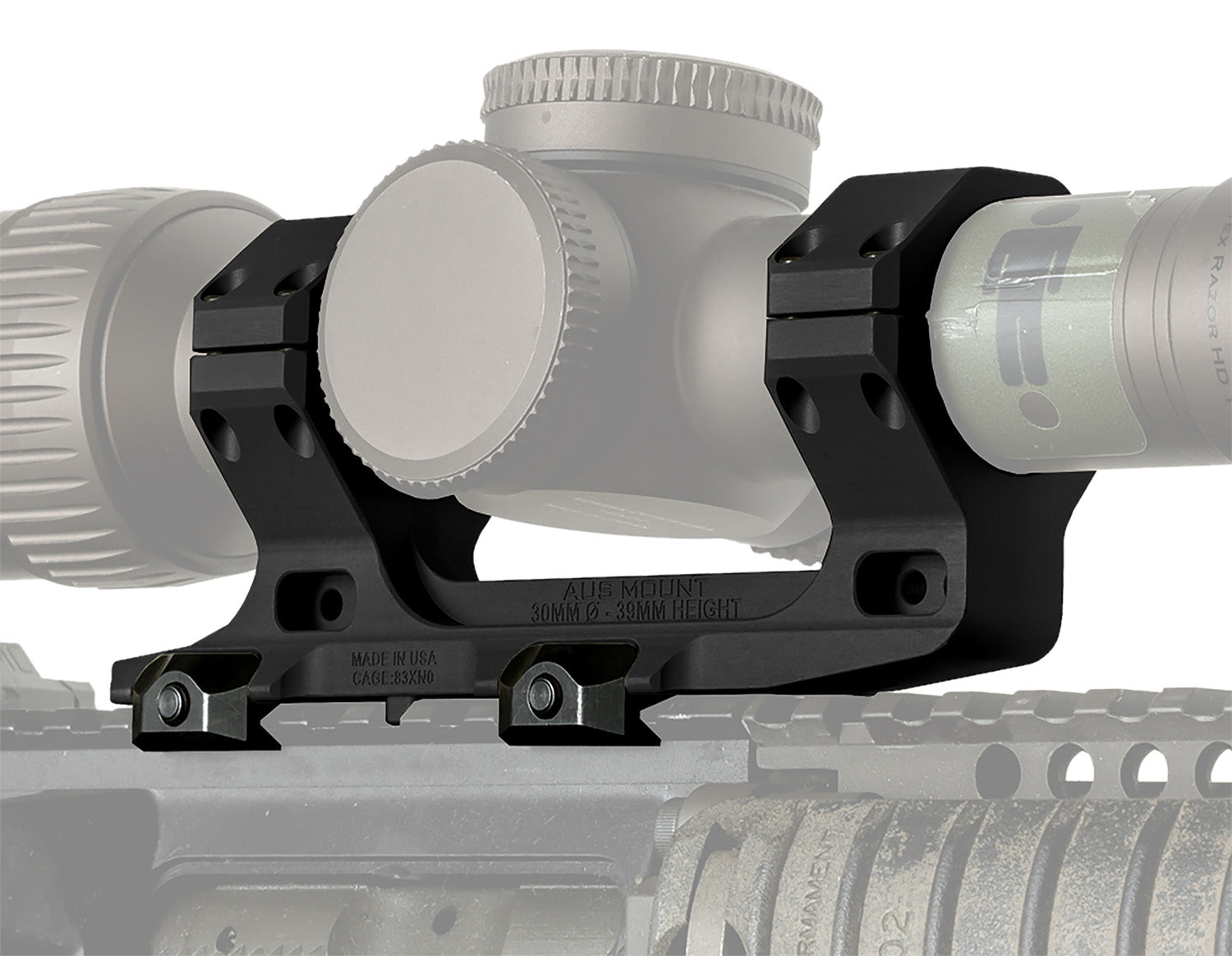 REPTILIA 100116 AUS 30MM OPTIC MOUNT 1.54" BLK