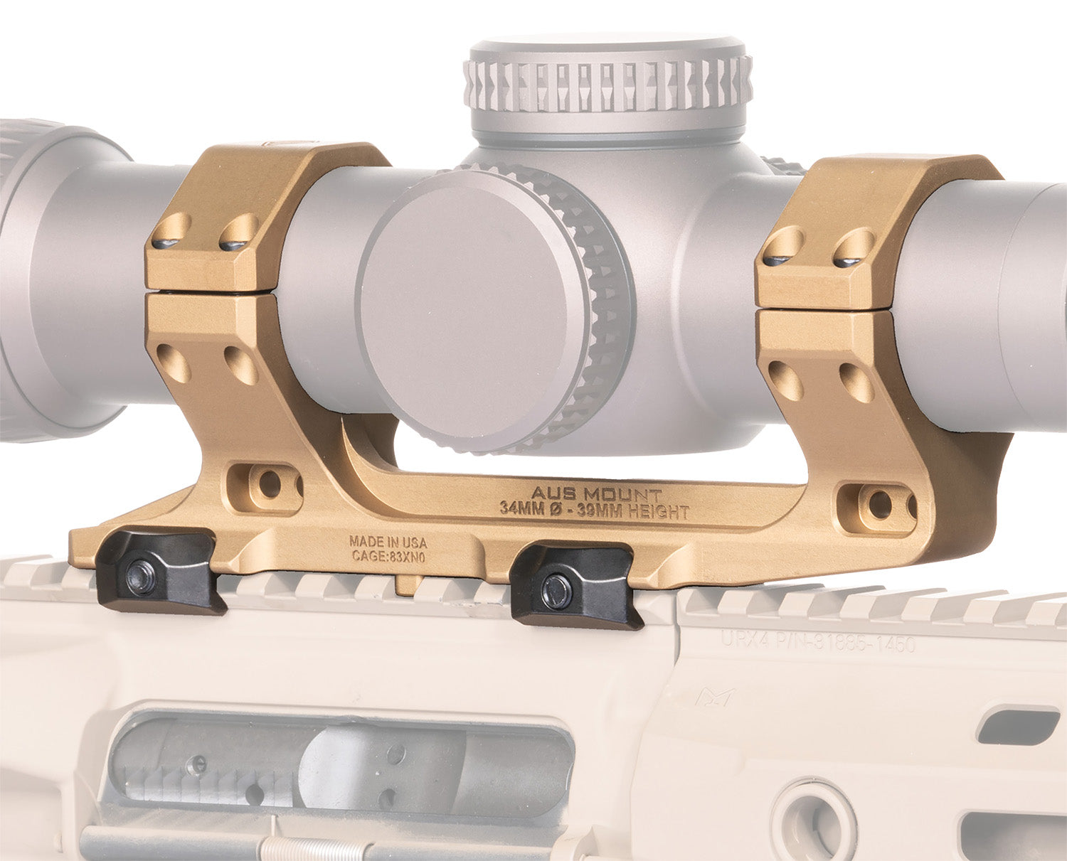 REPTILIA 100155 AUS 34MM OPTIC MOUNT 1.54" FDE
