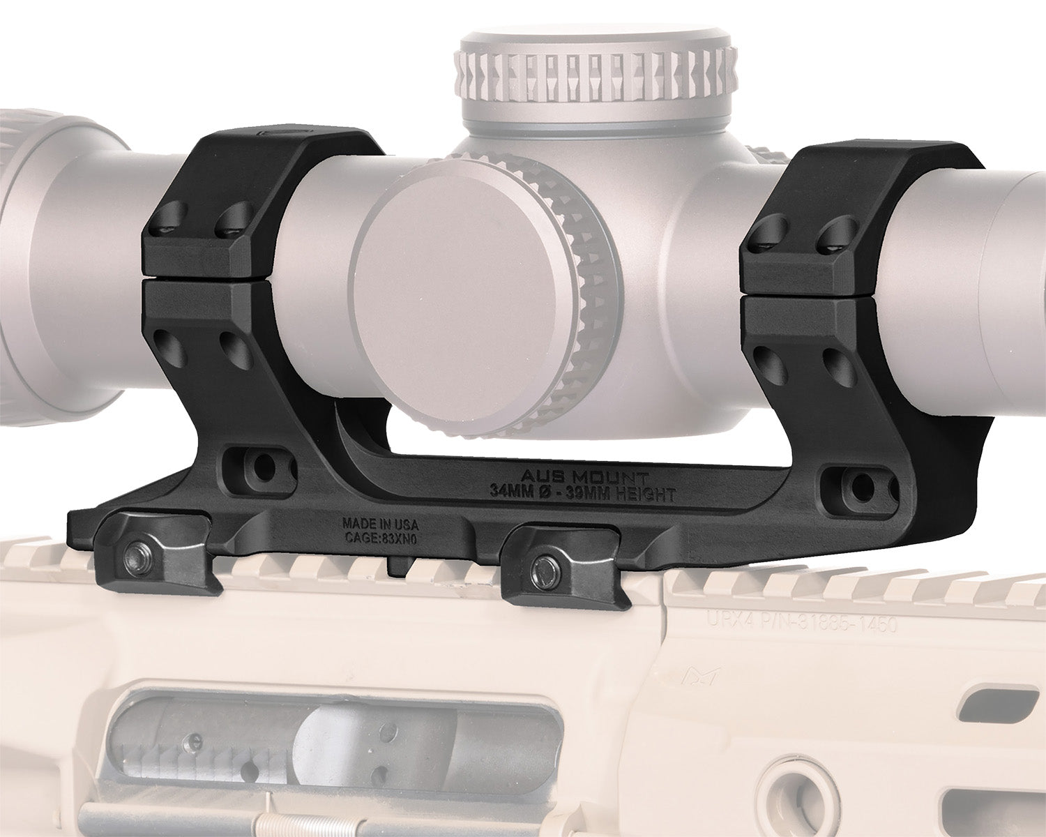 REPTILIA 100153 AUS 34MM OPTIC MOUNT 1.54" BLK