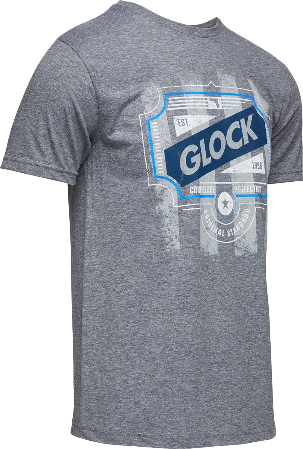 GLK AP96205 BLUE LINE TEE (GREY) S