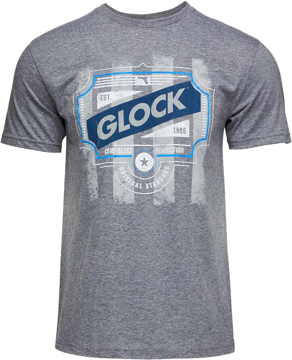 GLK AP96208 BLUE LINE TEE (GREY) XL