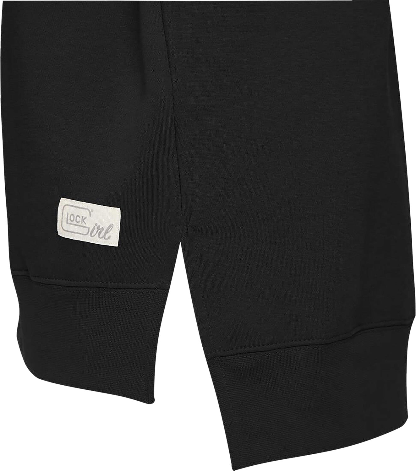 GLK AP96258 LADIES CREWNECK RAGLAN FLEECE(BLK)  XL