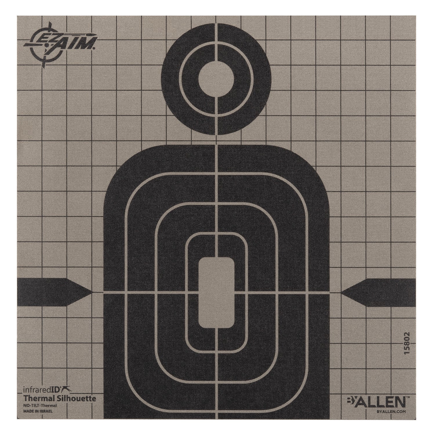 ALLEN 15802  EZ AIM 8" THERMAL SILHOUETTE TARGET