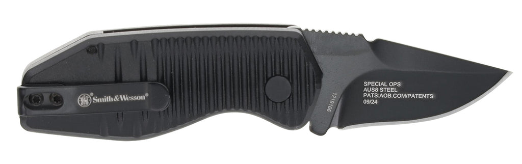 SWK 1219165 SPECIAL OPS PUSH BUTTON AUTO MINI FLDR