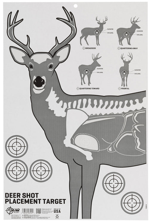 ALLEN 15810    DEER VITALS CORRUGATED TARGET 23X35