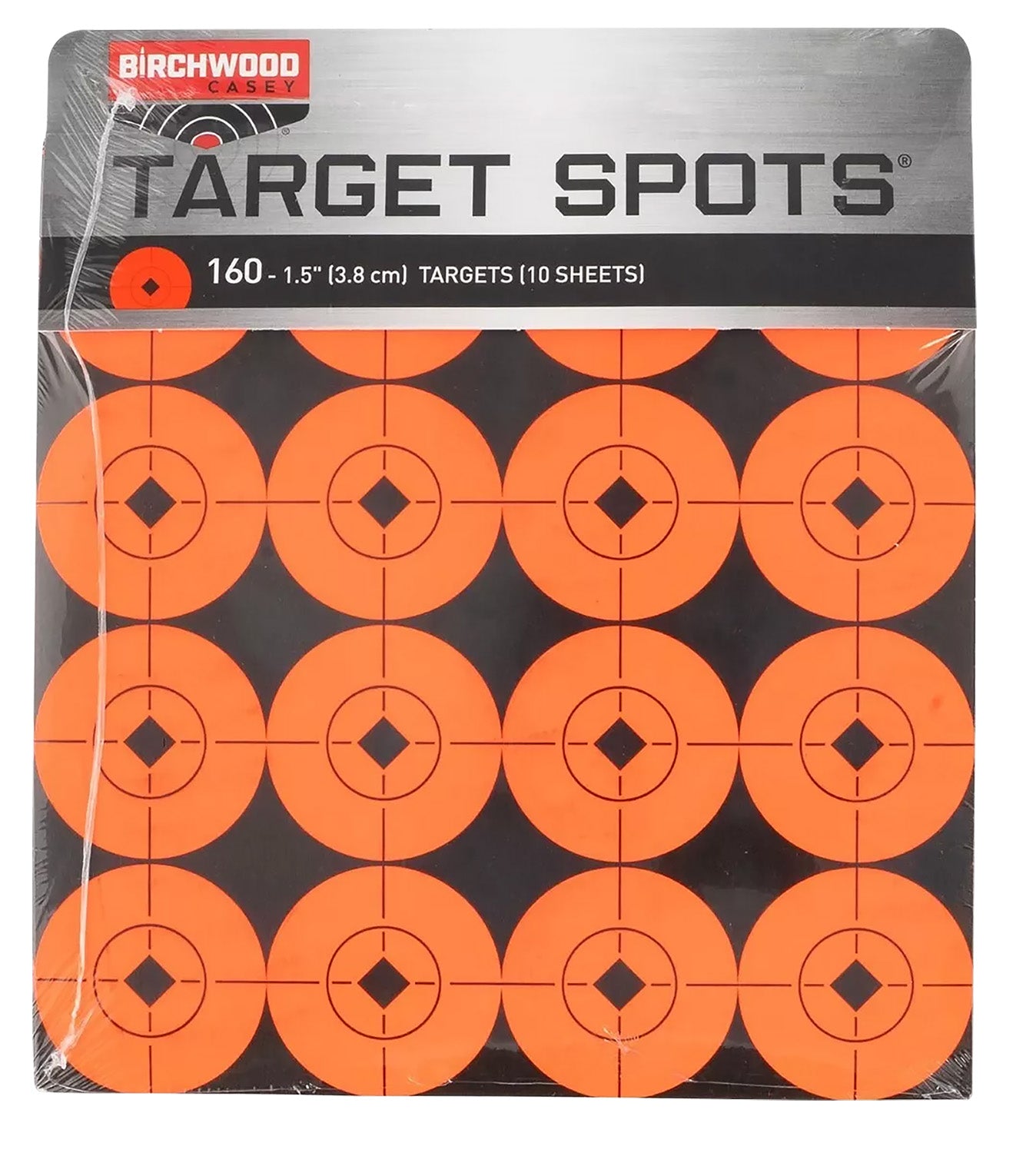 BIR 33904          TARGET SPOTS 1.5"160PK ORN