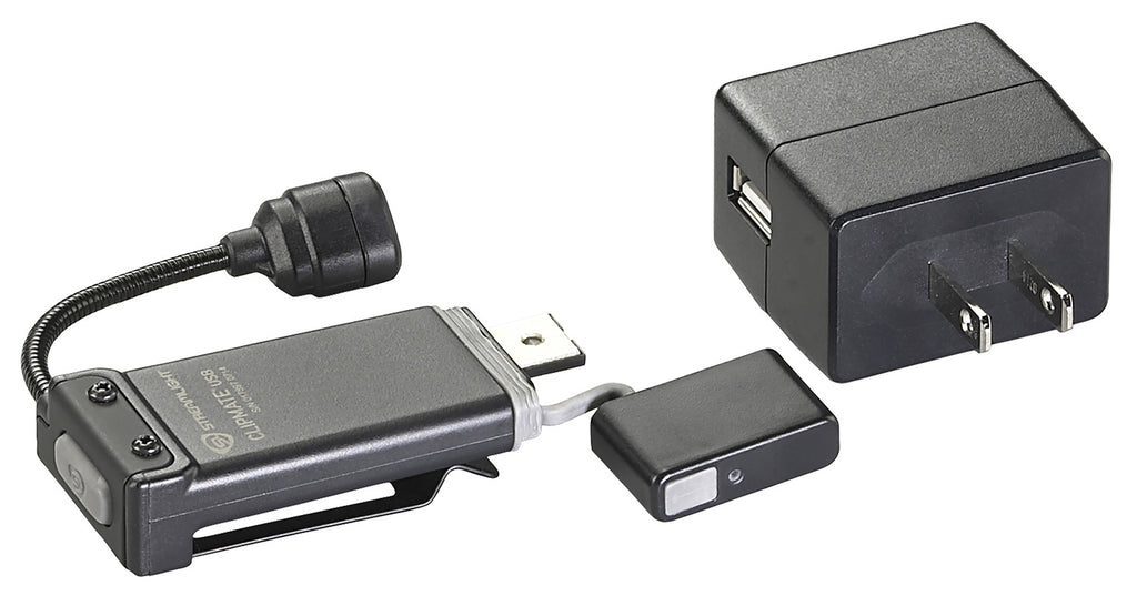 STL 61126  CLIPMATE USB CLIP-ON LIGHT REC BLACK