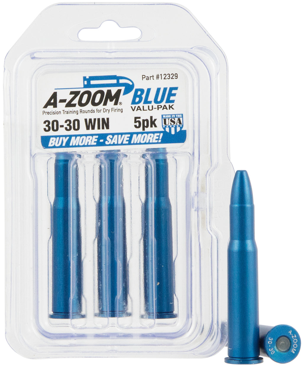 AZOOM 12329      BLUE SNAP CAPS 30-30          5PK