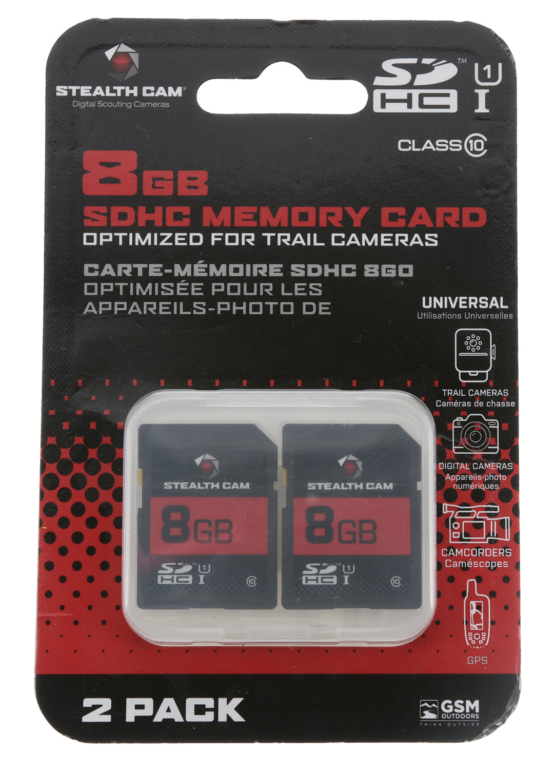 STEAL STC-2SD8GB     8GB SD CARD 2PK