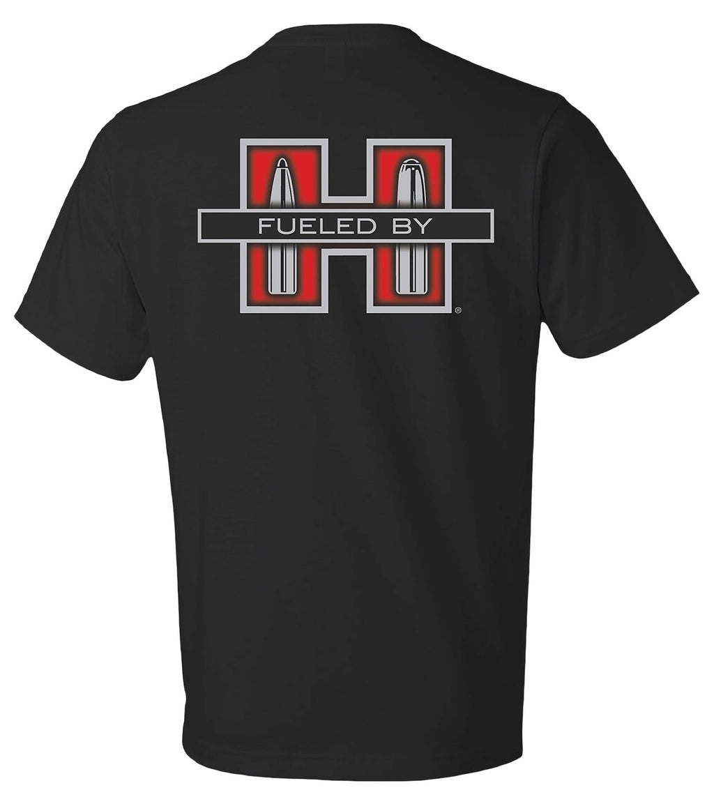 HDESIGN 30122  HORNADY FUELED BY TSHIRT MD BLK