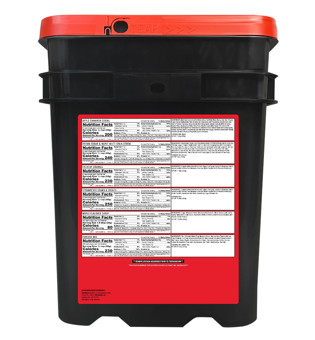WISE RW10-121   120 SERVING BREAKFAST ONLY GRAB&amp;GO