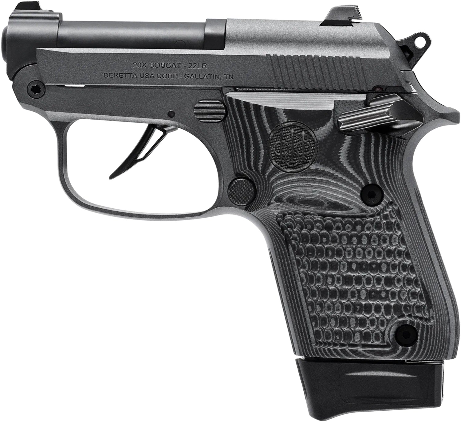 BER J20X22R8M2  20X BOBCAT  22LR      2.4 8R BK/SV