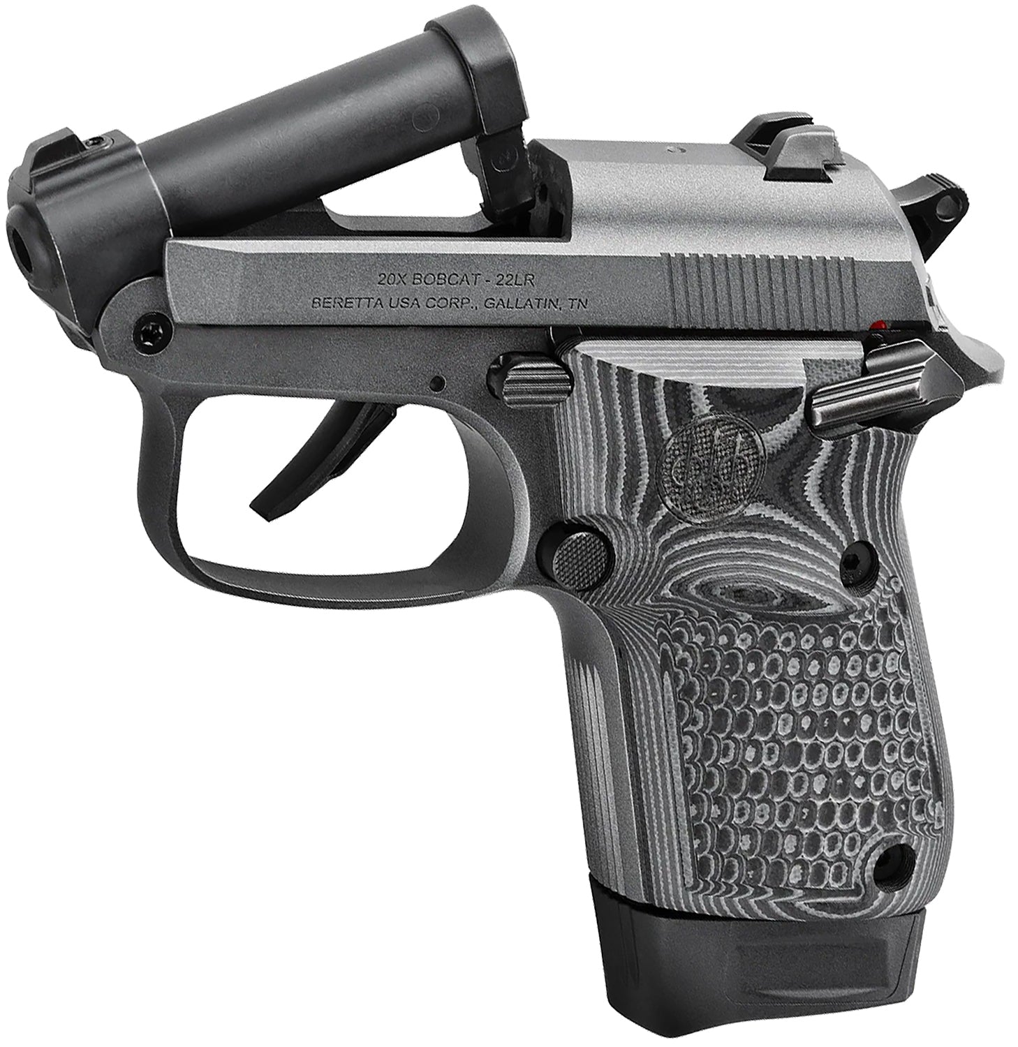 BER J20X22R8M2  20X BOBCAT  22LR      2.4 8R BK/SV