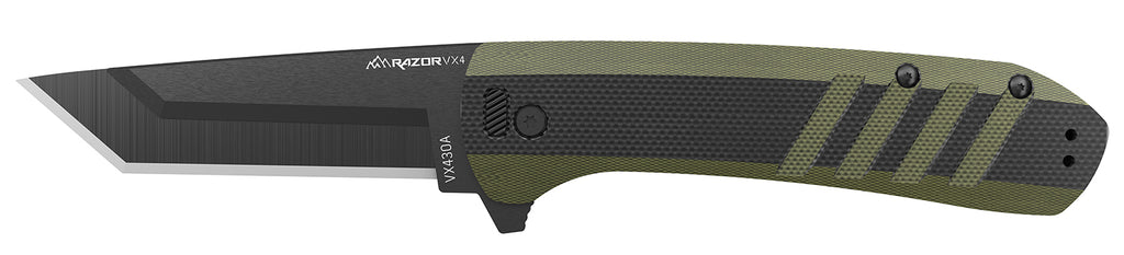OUTDOOR EDGE VX430B-C  RAZOR VX4 3" BLK/GRN G10
