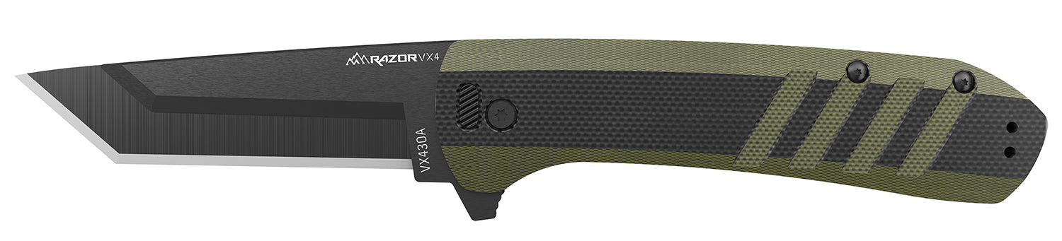 OUTDOOR EDGE VX430B-C  RAZOR VX4 3" BLK/GRN G10