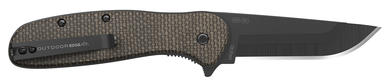 OUTDOOR EDGE VX230D-C  RAZOR VX2 3" BRWN BURLAP