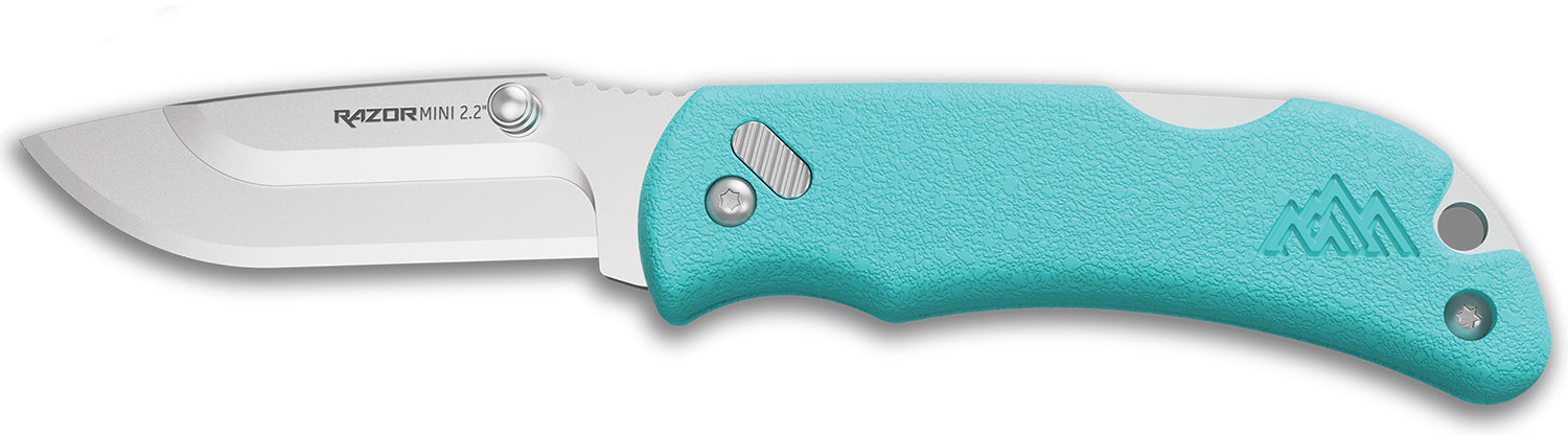 OUTDOOR EDGE RMS22-2C  RAZOR MINI 2.2"   AQUA